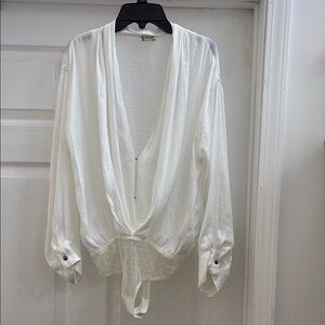 Elegant White Women's Top